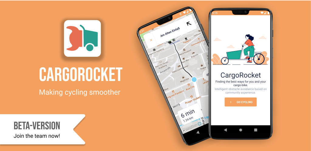 Werbe Banner CargoRocket App